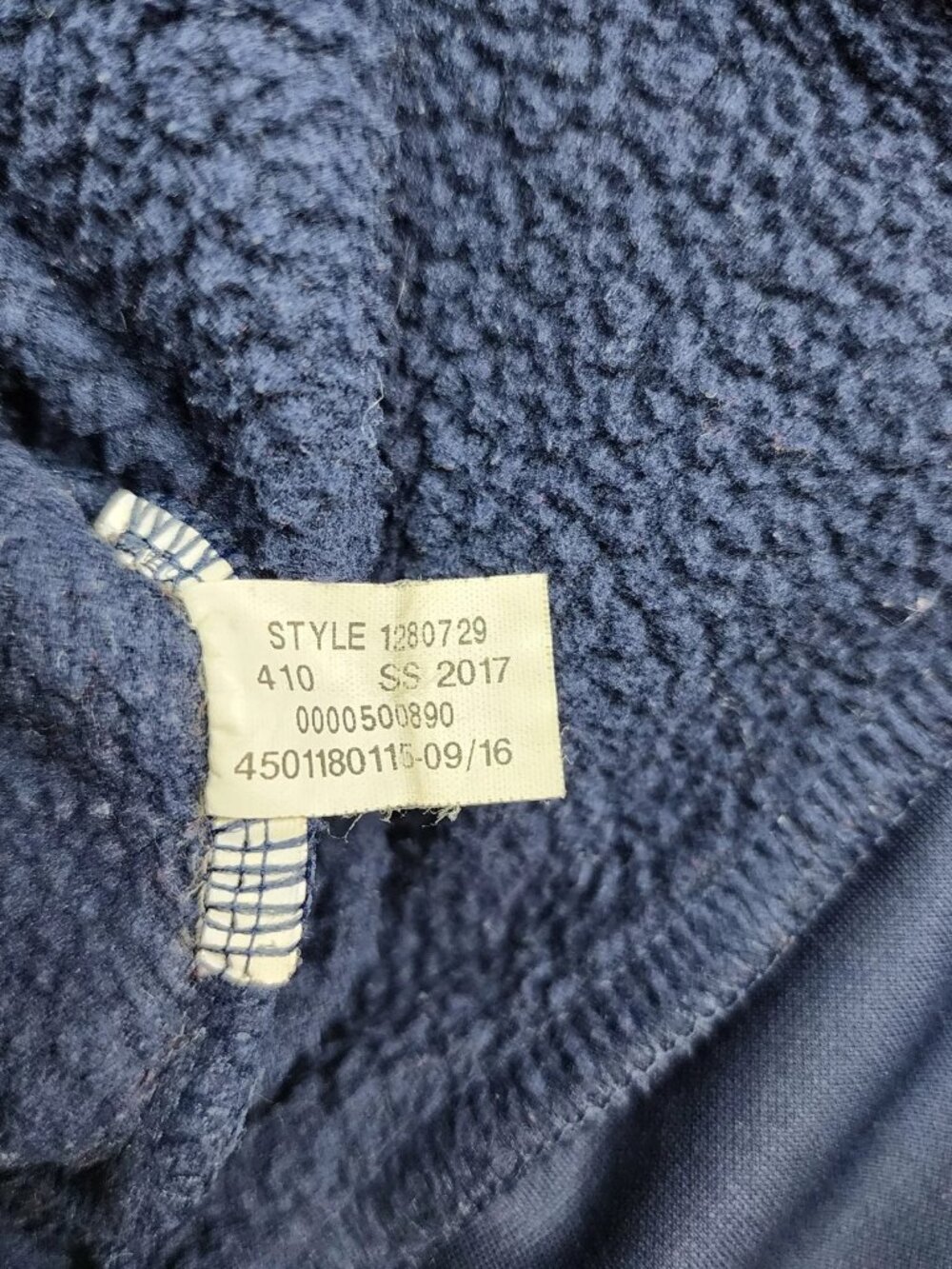 Under Armour Hoodie Mens 3XL Navy Blue Fleece Pullover Sweatshirt Logo - Picture 5 of 11